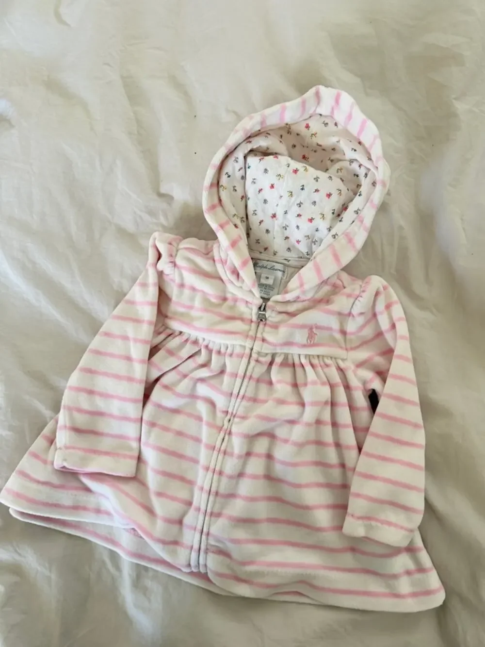 Ralph Lauren Baby Jacket Striped Sweatshirt 9 Month